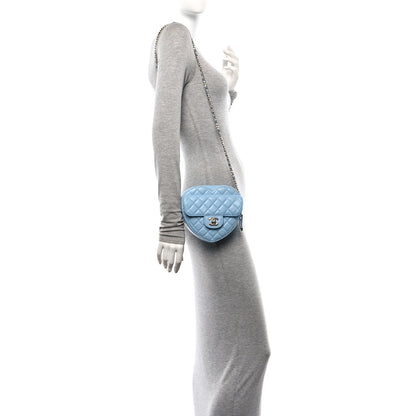 Chanel Lambskin Quilted CC In Love Heart Bag Light Blue 2 of 10