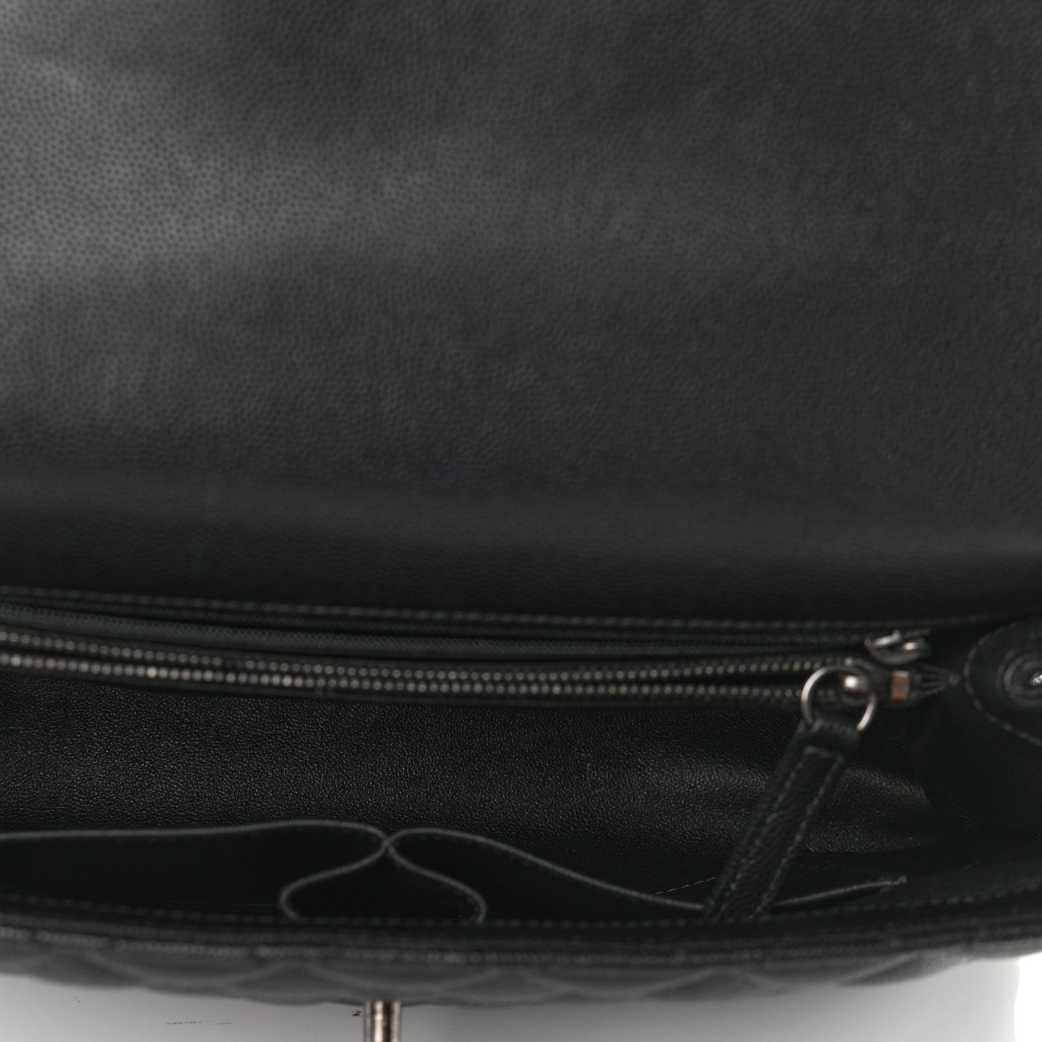 Chanel Caviar Quilted Medium Coco Handle Flap Black 5 of 10