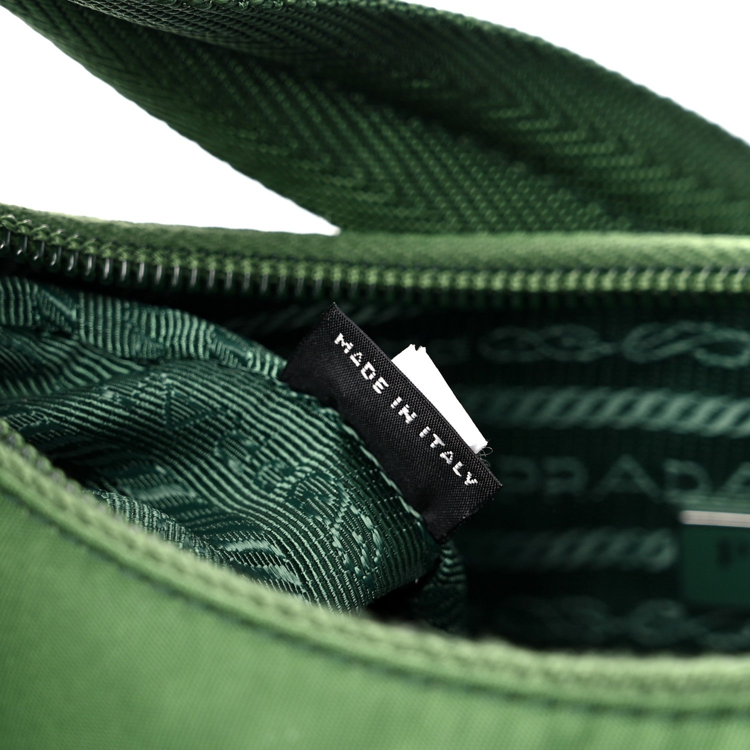 Prada Tessuto Nylon Mini Re-Edition 2000 Bag Emerald Green 7 of 14