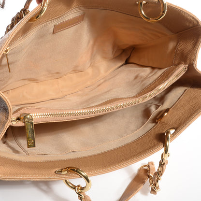 Chanel Caviar Quilted Grand Shopping Tote GST Beige 5 of 7