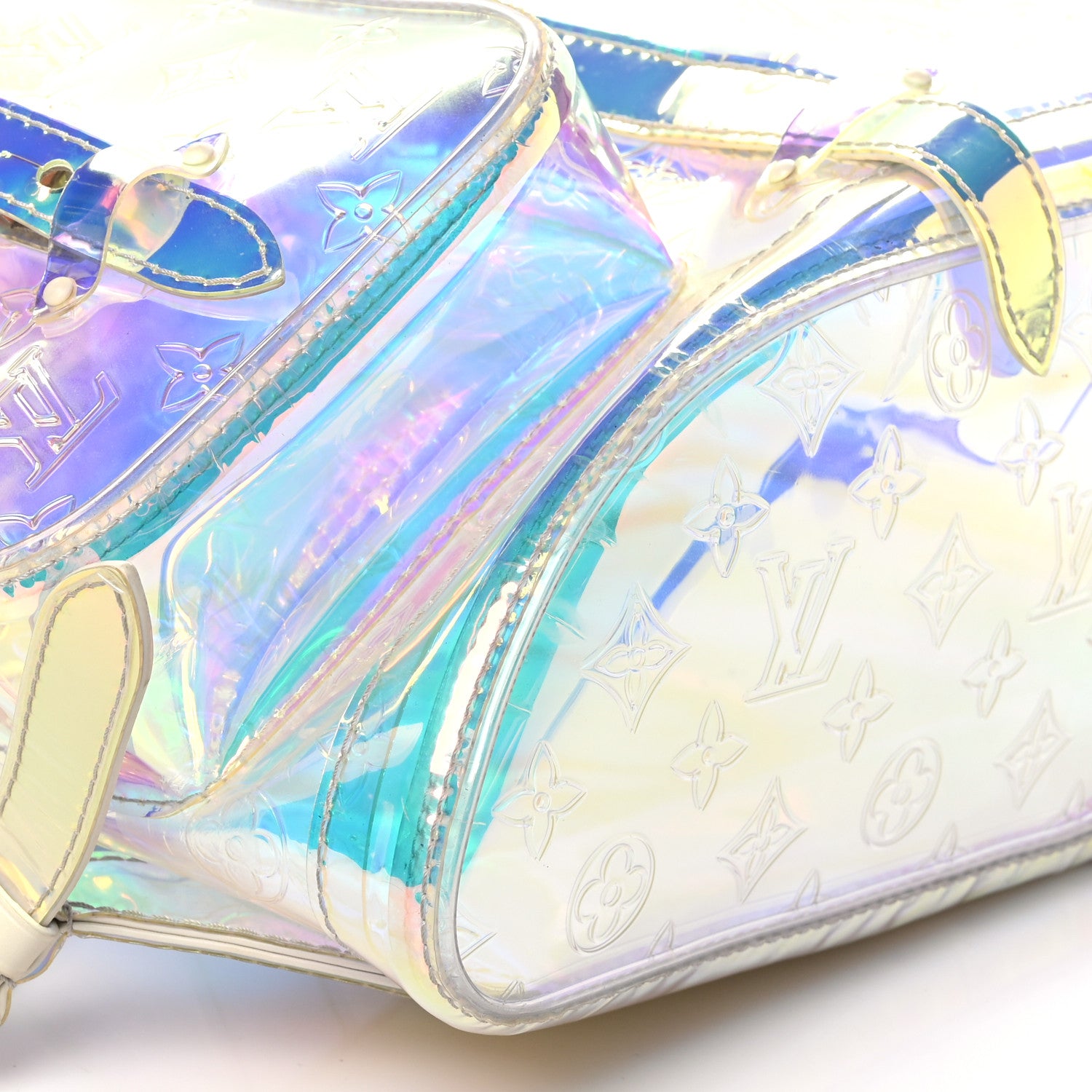 Louis Vuitton PVC Monogram Christopher Backpack GM Iridescent Prism 8 of 9