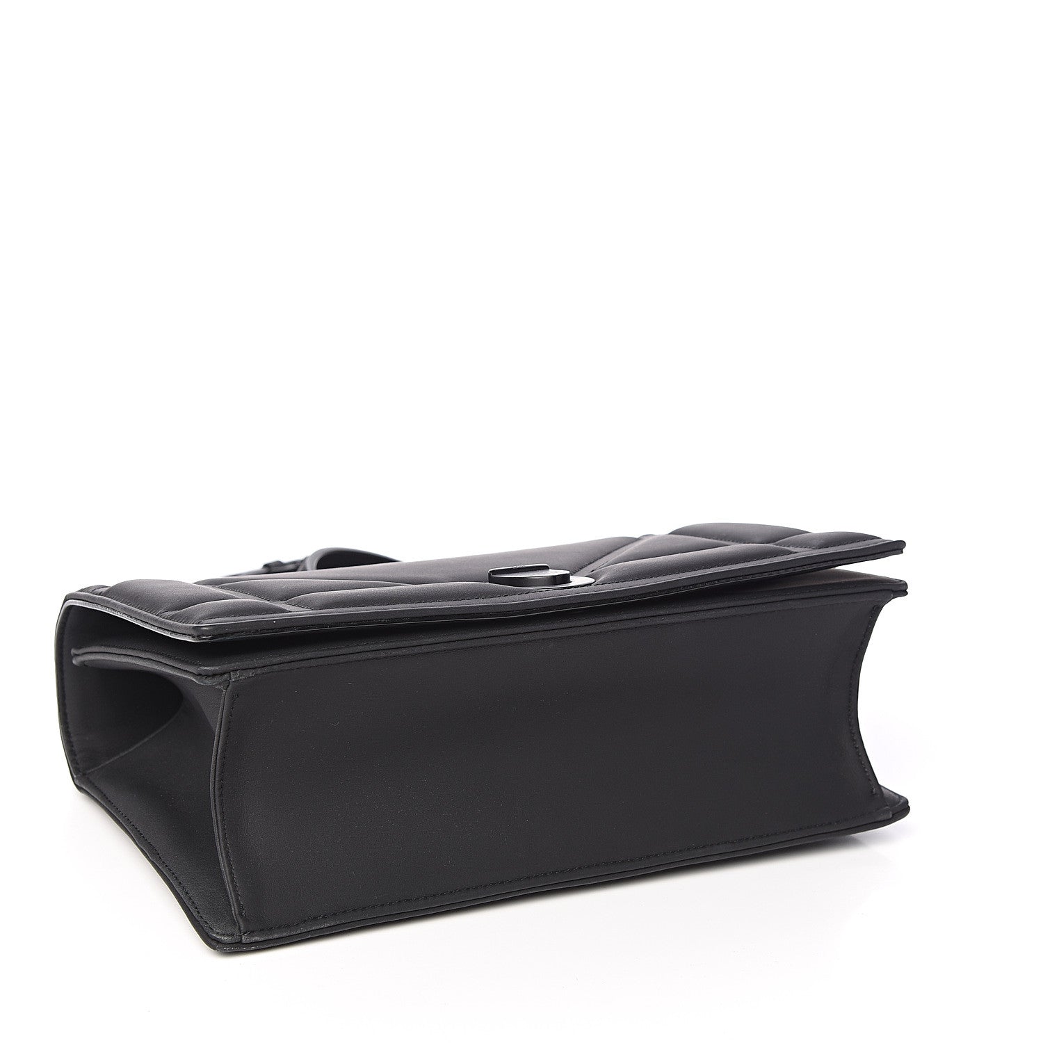 Christian Dior Ultra Matte Calfskin Medium Diorama Flap Bag Black 3 of 9