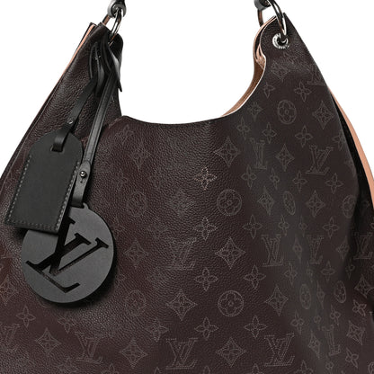 Louis Vuitton Mahina Carmel Hobo Chocolate 7 of 9