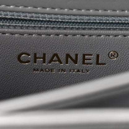 Chanel Lambskin Quilted Small Trendy CC Flap Dual Handle Bag Grey 6 of 10