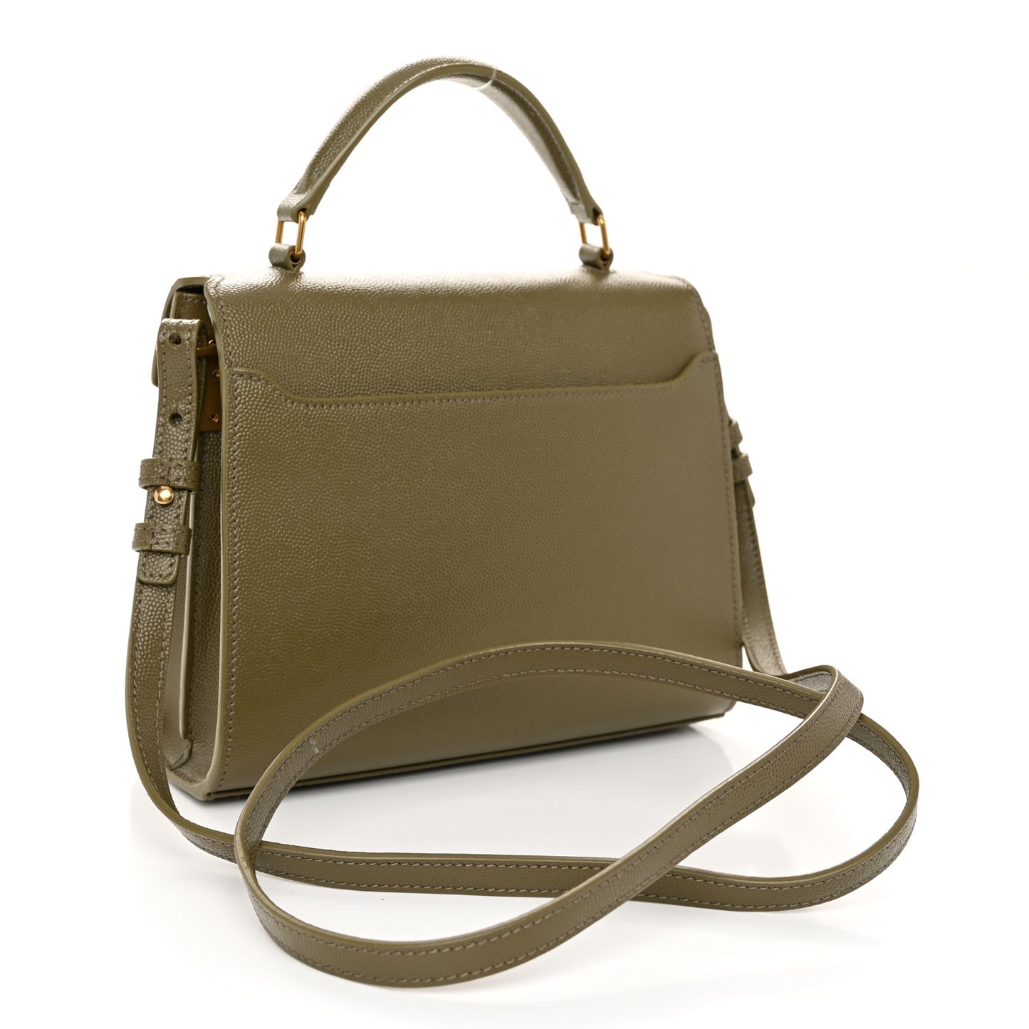 Grain de Poudre Mini Classic Monogram Cassandra Top Handle Olive