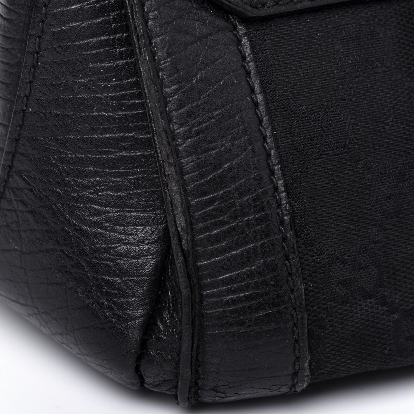 Monogram Bamboo Bullet Bag Black