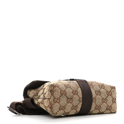 Gucci Monogram Waist Pouch Bag Dark Brown 4 of 10