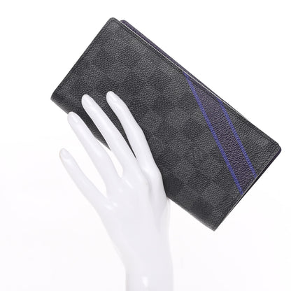 Louis Vuitton Damier Graphite My LV Heritage Brazza Wallet Raisin Violet 2 of 7