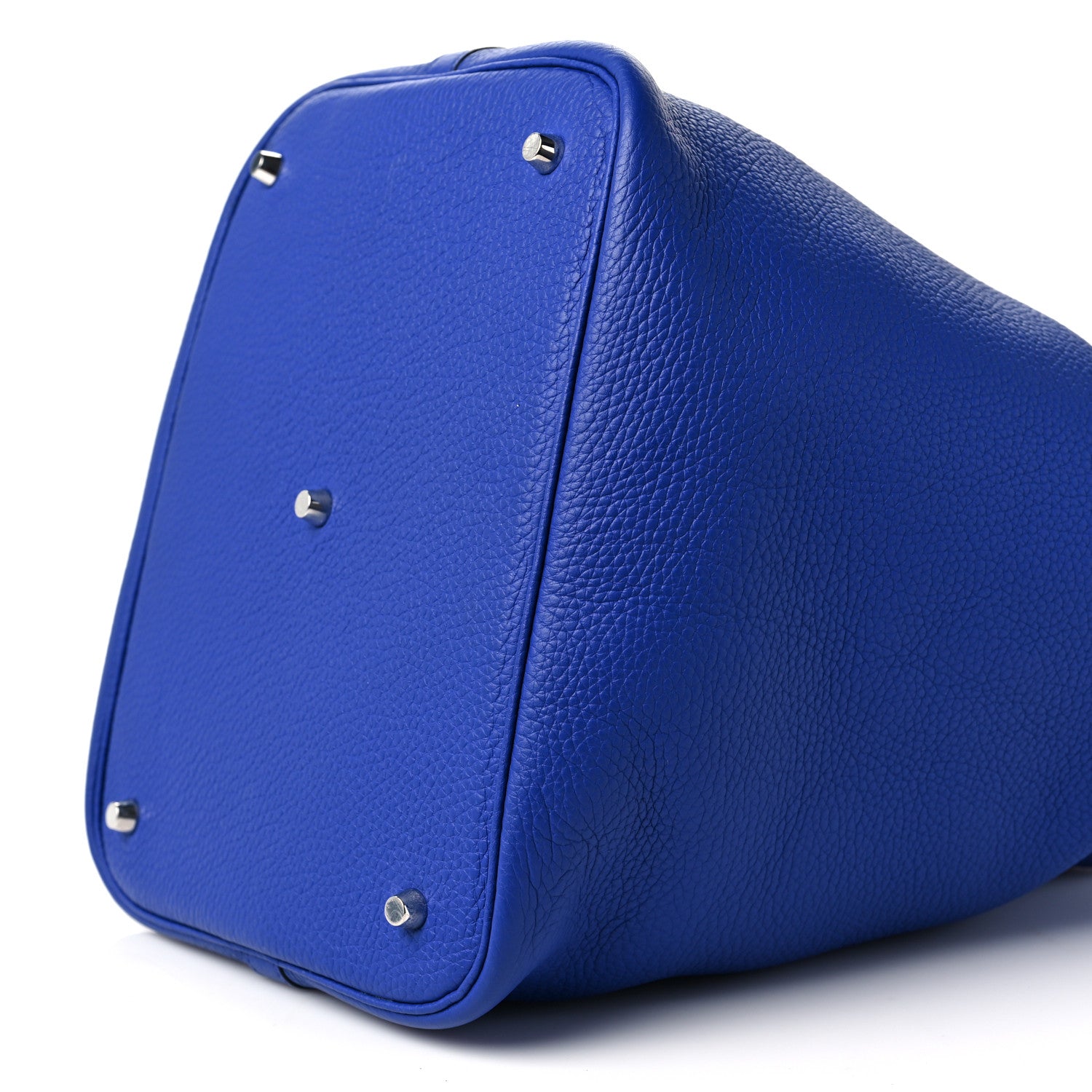 Hermes Taurillon Clemence Picotin Lock 26 GM Bleu Electrique 9 of 9