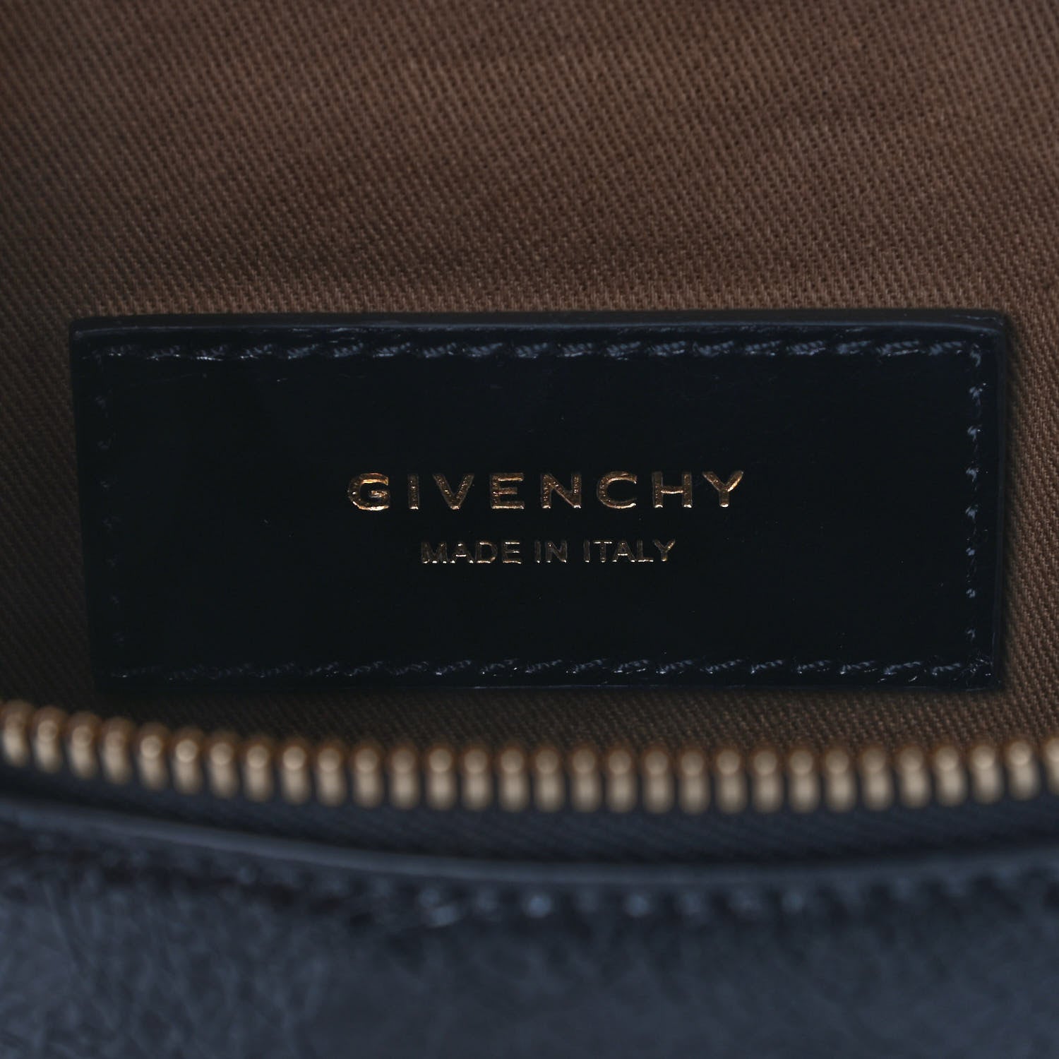 Givenchy Crackle Calfskin ID Belt Bag Black 6 of 12