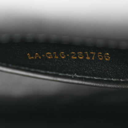 Bulgari Calfskin Snakeskin Serpenti Forever Crossbody Bag Black 8 of 12