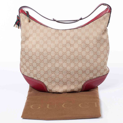 Gucci Monogram Canvas Princy Hobo 9 of 9