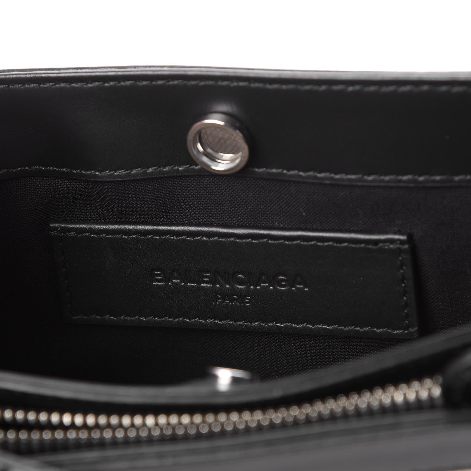 Balenciaga Cotton Canvas Pochette Crossbody Bag Black 6 of 7