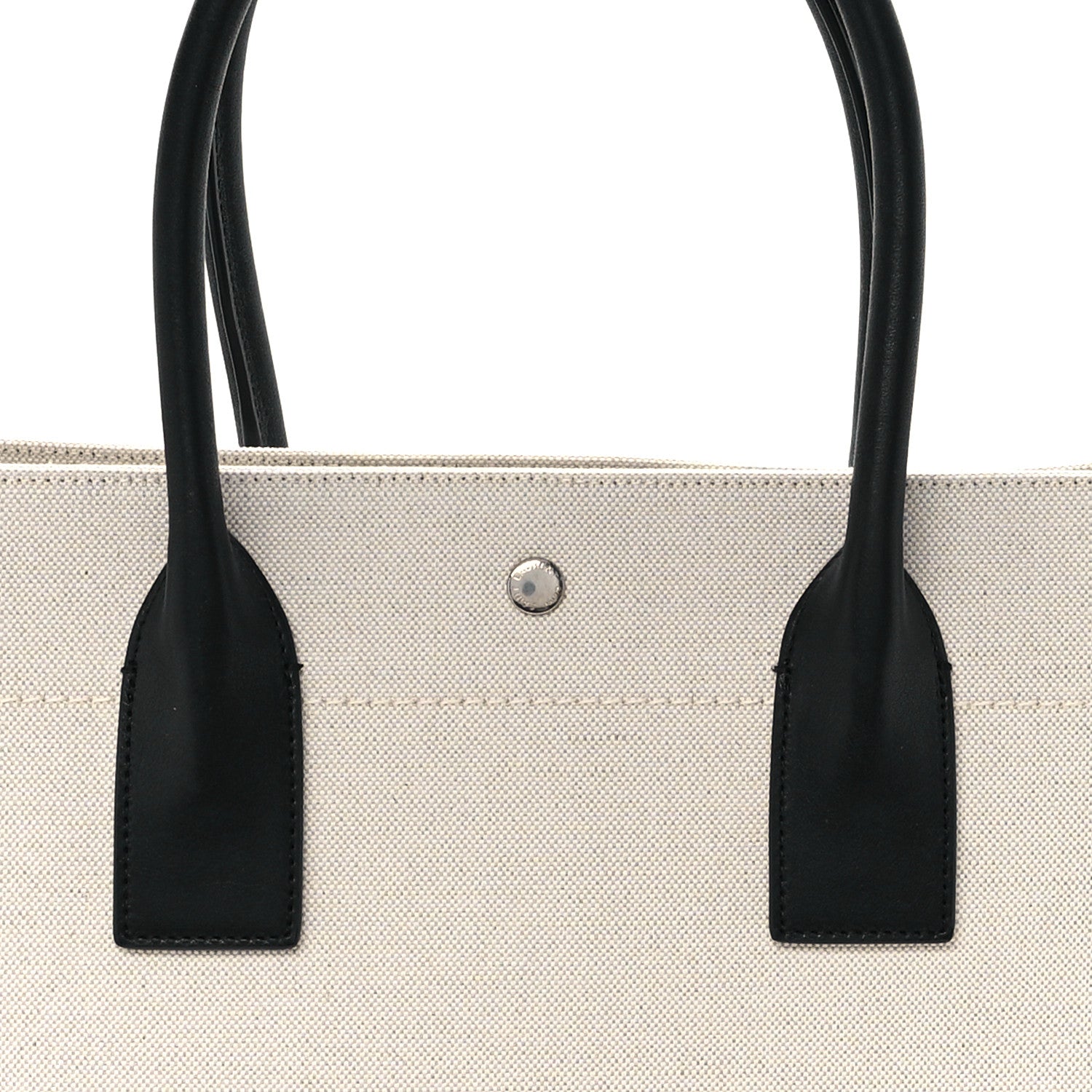 Saint Laurent Linen Calfskin Rive Gauche Tote Greggio Natural 8 of 10