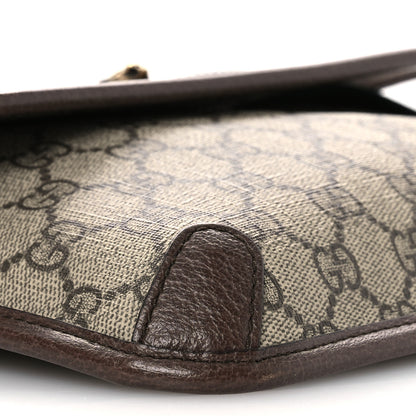 Gucci GG Supreme Monogram Neo Vintage Web Belt Bag Brown 9 of 11