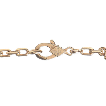 Van Cleef & Arpels 18K Yellow Gold 10 Motifs Vintage Alhambra Necklace 4 of 5