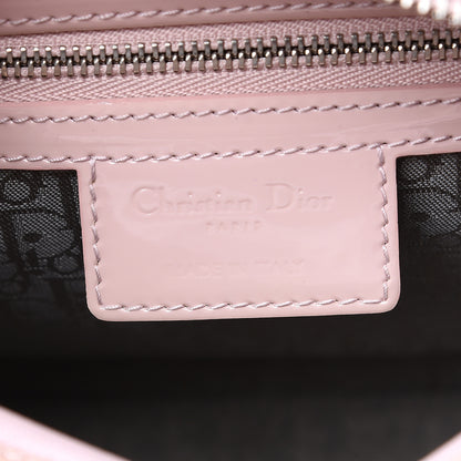 Christian Dior Patent Cannage Medium Lady Dior Rose Clair 5 of 9