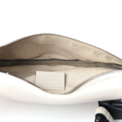 Gucci Grained Calfskin Small Logo Belt Bag White 5 of 9