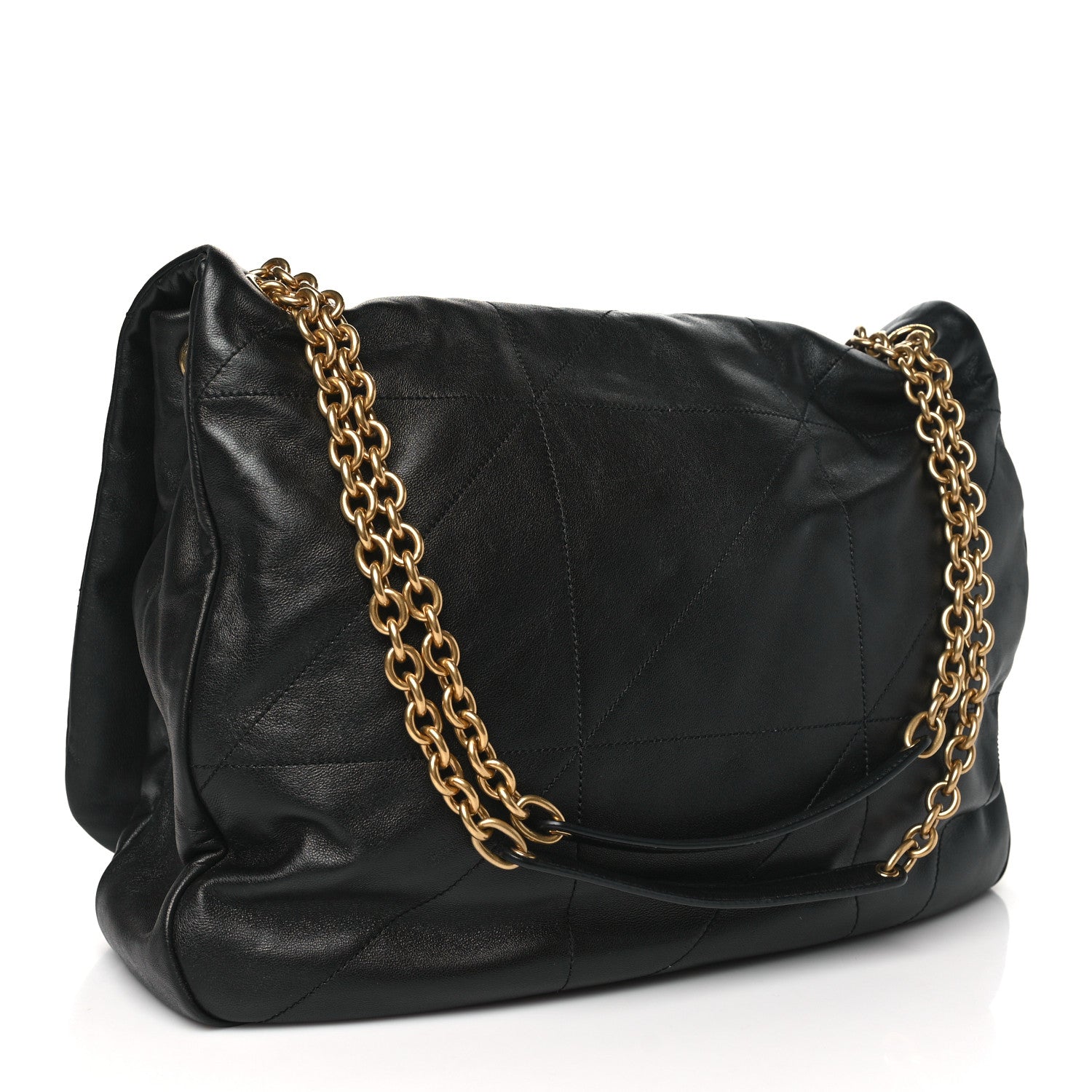 Saint Laurent Lambskin Matelasse Monogram Large Jamie 4.3 Black 3 of 11