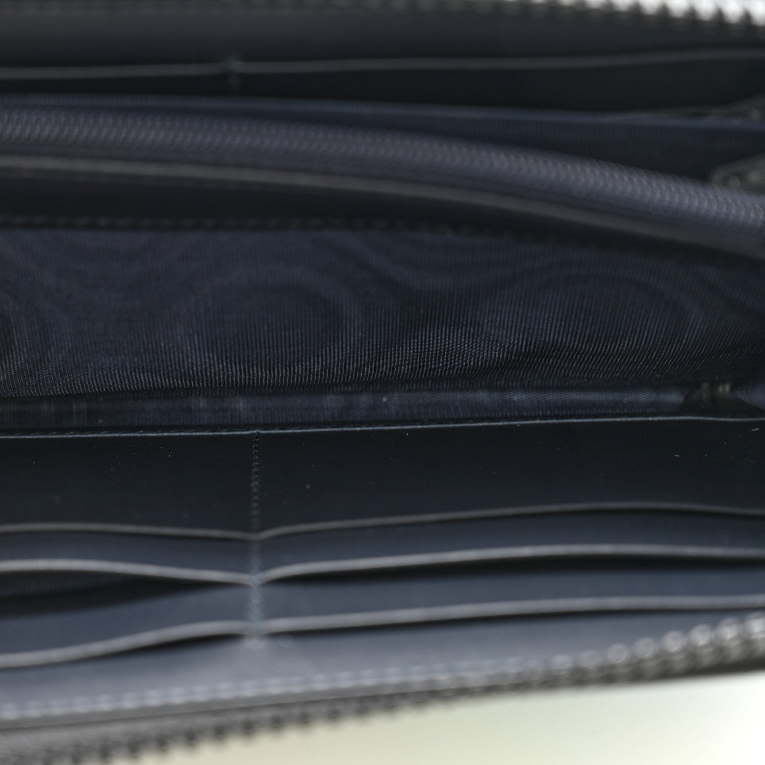 Gucci GG Supreme Monogram Blooms Zip Around Wallet Blue 6 of 9