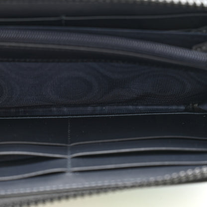 Gucci GG Supreme Monogram Blooms Zip Around Wallet Blue 6 of 9
