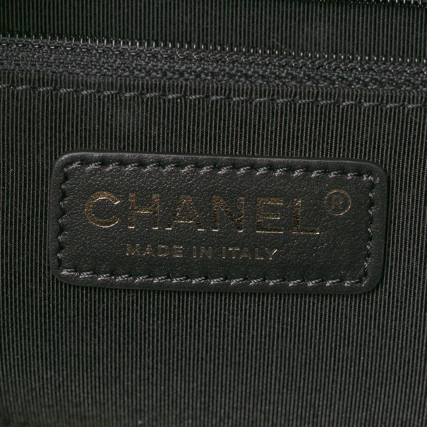 Chanel Lambskin Quilted Drawstring Backpack Black 7 of 11