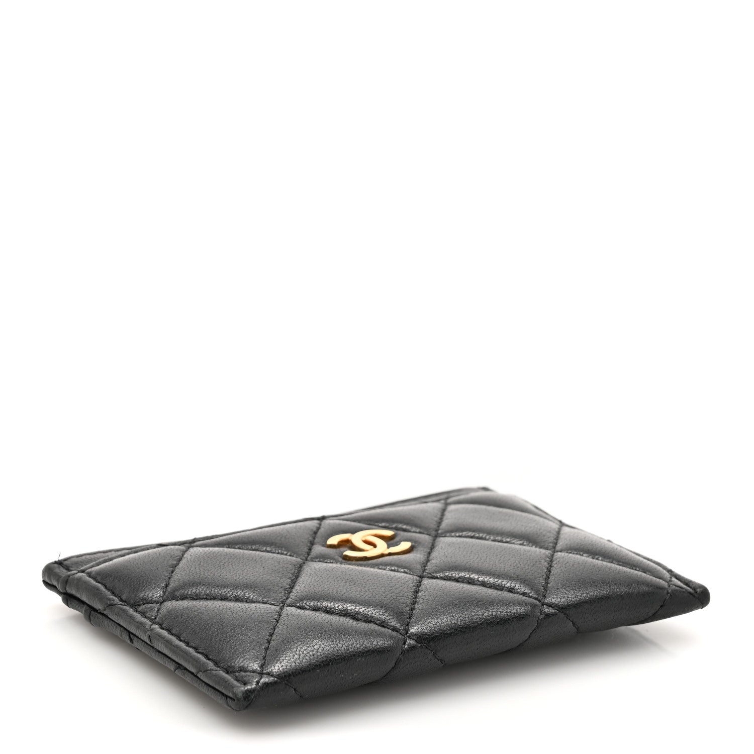 Chanel Lambskin Quilted Card Holder Black 4 of 12