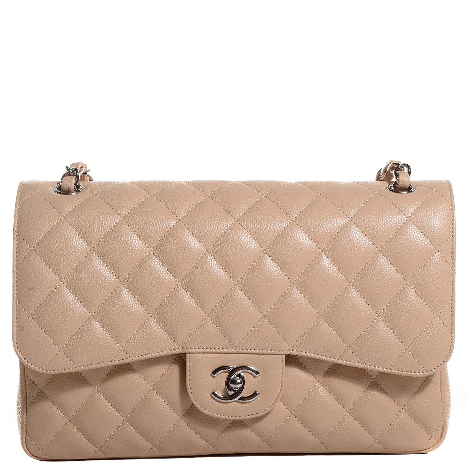 Chanel Caviar Jumbo Double Flap Beige Clair 1 of 9