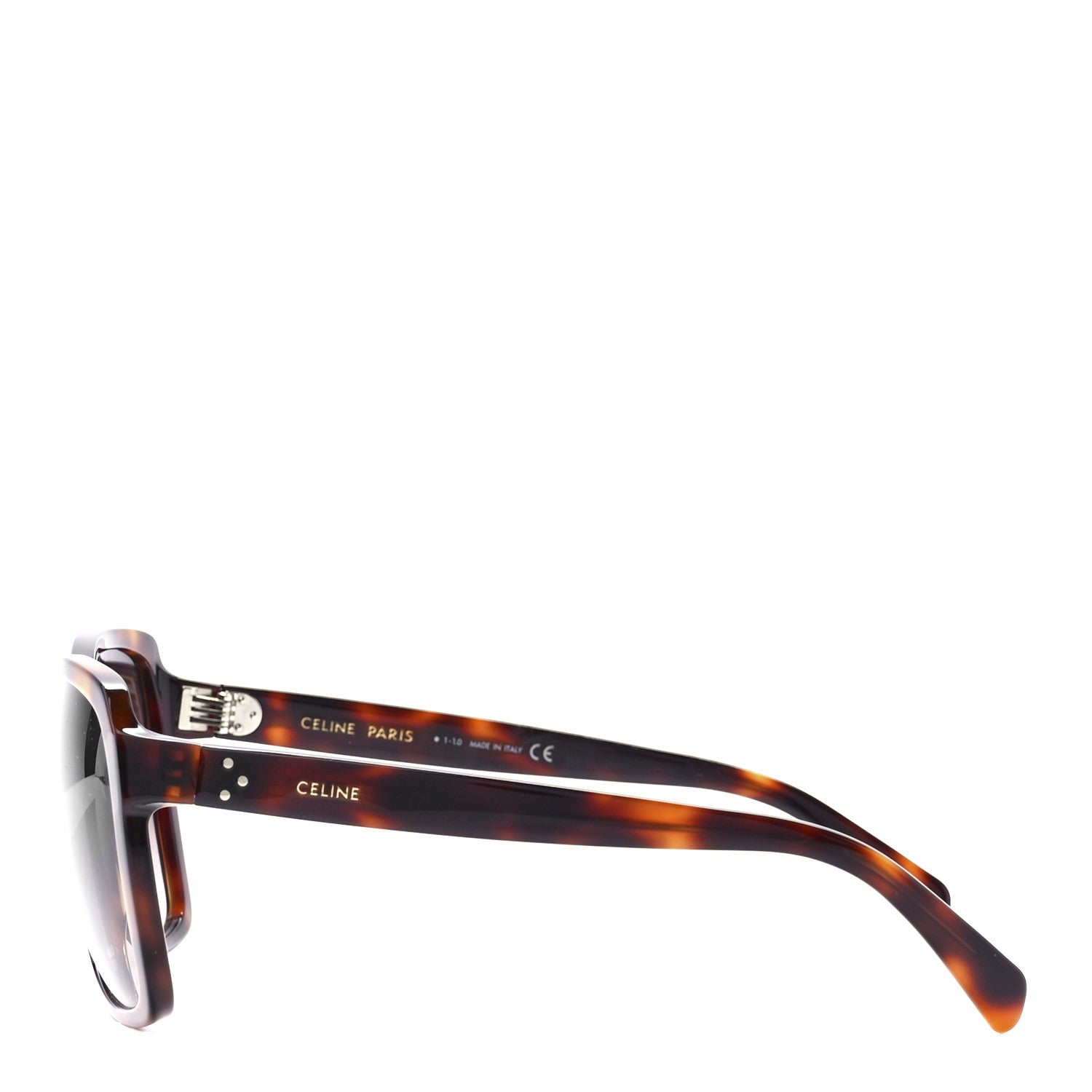 Celine Acetate Oversized Square Sunglasses CL401461 Tortoise 3 of 7