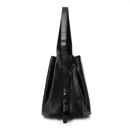 Louis Vuitton Epi Sac a Dos Drawstring Bag Black 1 of 9