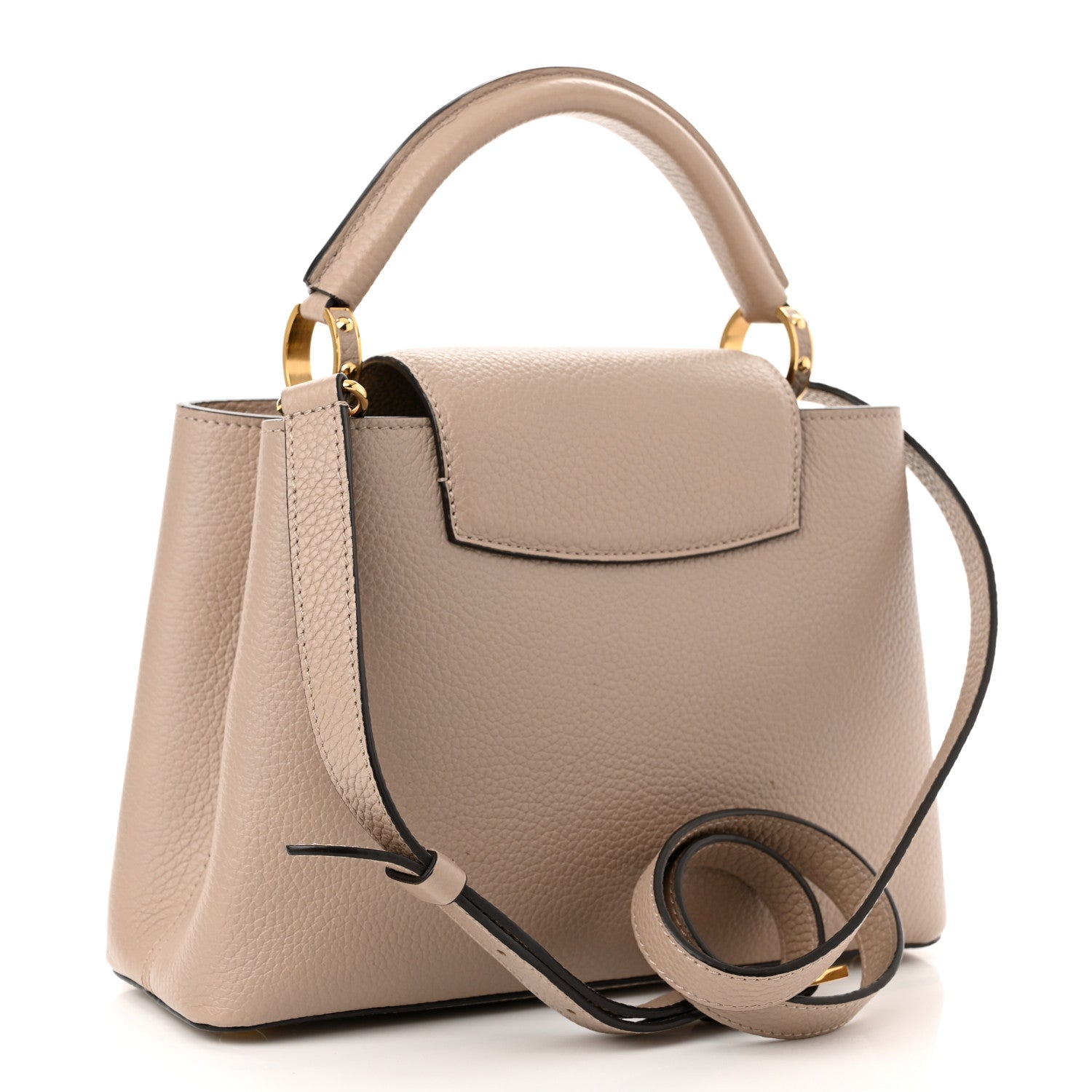 Louis Vuitton Taurillon Capucines BB Galet 2 of 9