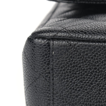Chanel Caviar Quilted Maxi Double Flap Black 10 of 16