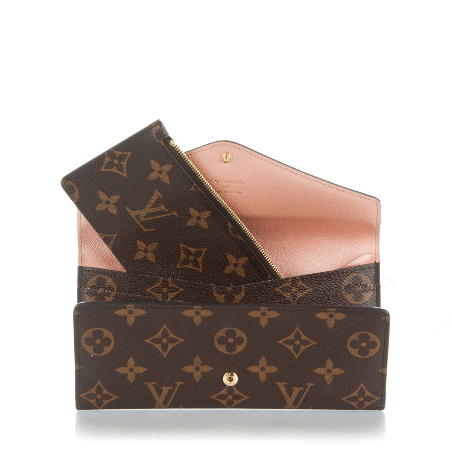 Monogram Josephine Wallet Rose Nacre