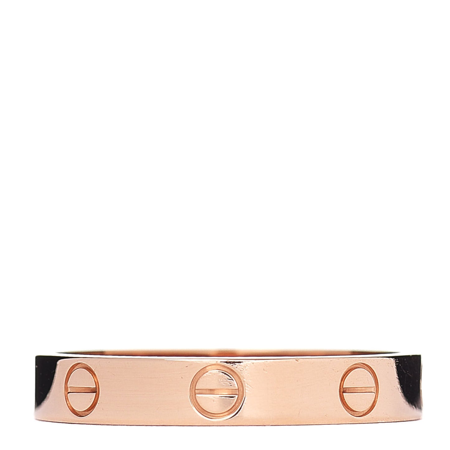 18K Pink Gold 3.5mm LOVE Wedding Band Ring 59 8.75