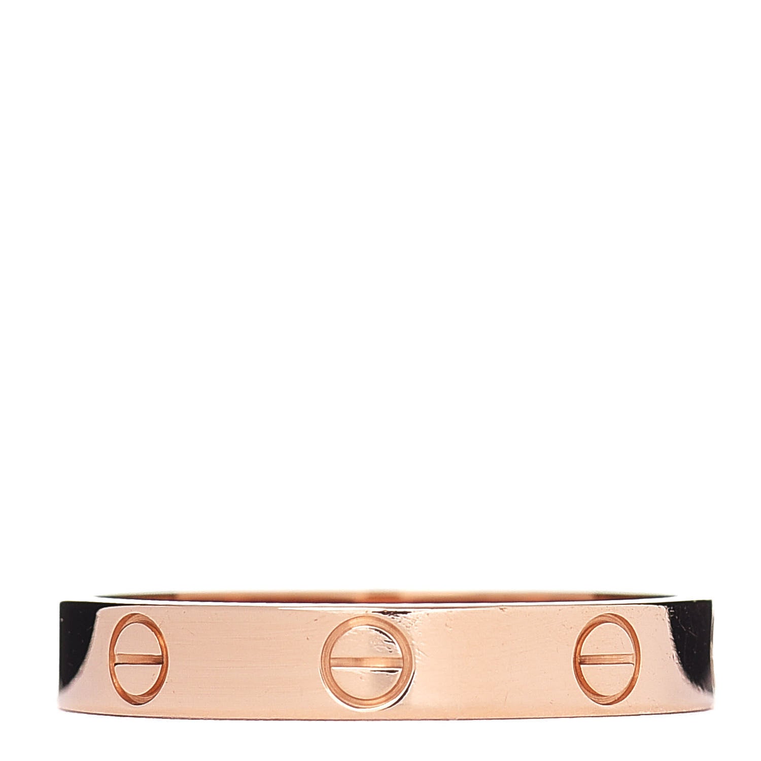 Cartier 18K Pink Gold 3.5mm LOVE Wedding Band Ring 59 8.75 3 of 5