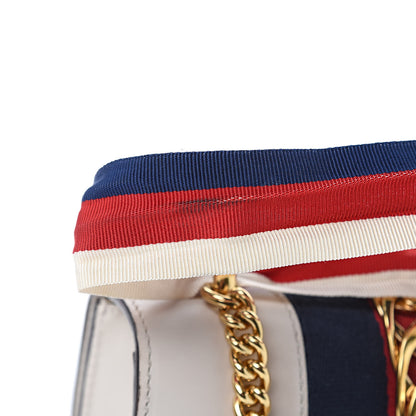 Gucci Calfskin Mini Sylvie Chain Shoulder Bag White 12 of 15