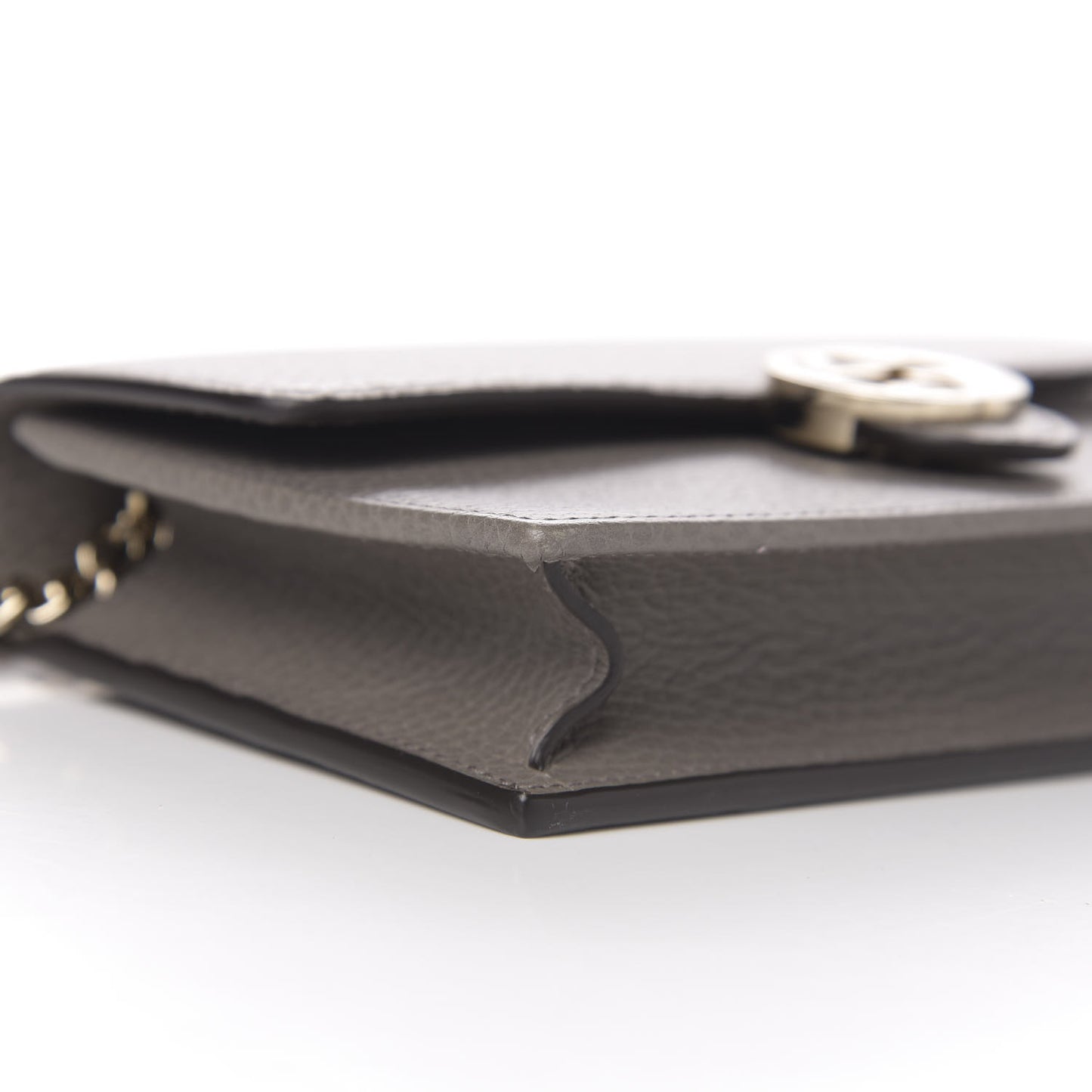 Dollar Calfskin Interlocking G Chain Wallet Loess