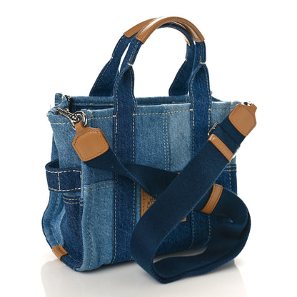Marc Jacobs Denim Canvas Small Tote Bag Blue 3 of 10