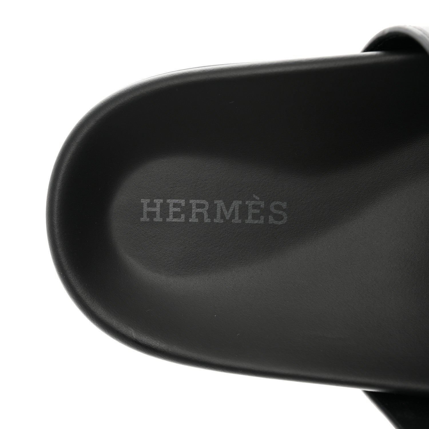 Hermes Calfskin Womens Chypre Sandals 36 Black 7 of 8