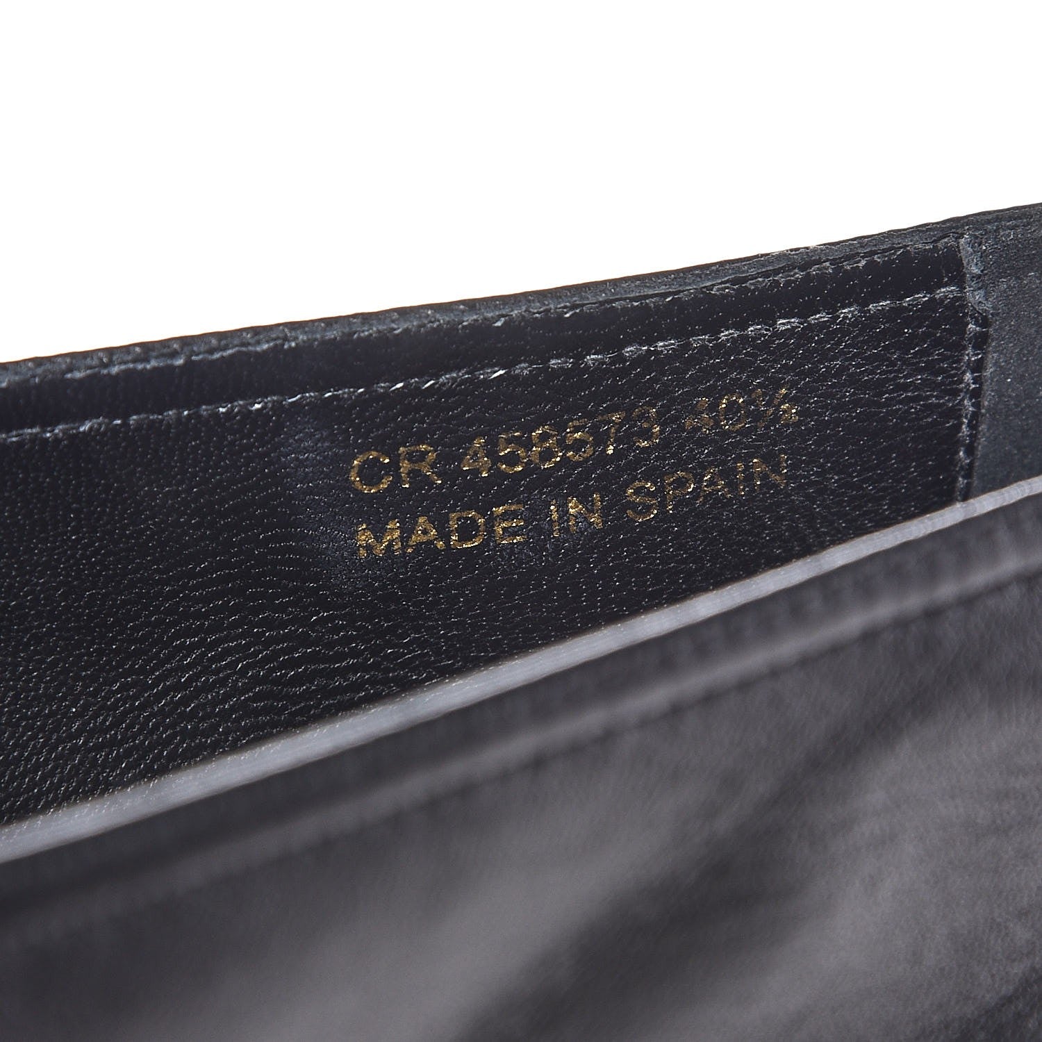 Saint Laurent Nappa Stitched Logo Espadrilles 40.5 Black 11 of 11