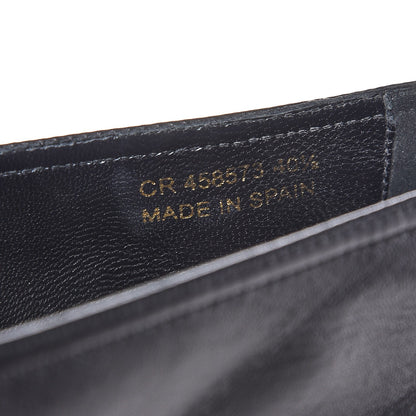 Saint Laurent Nappa Stitched Logo Espadrilles 40.5 Black 11 of 11