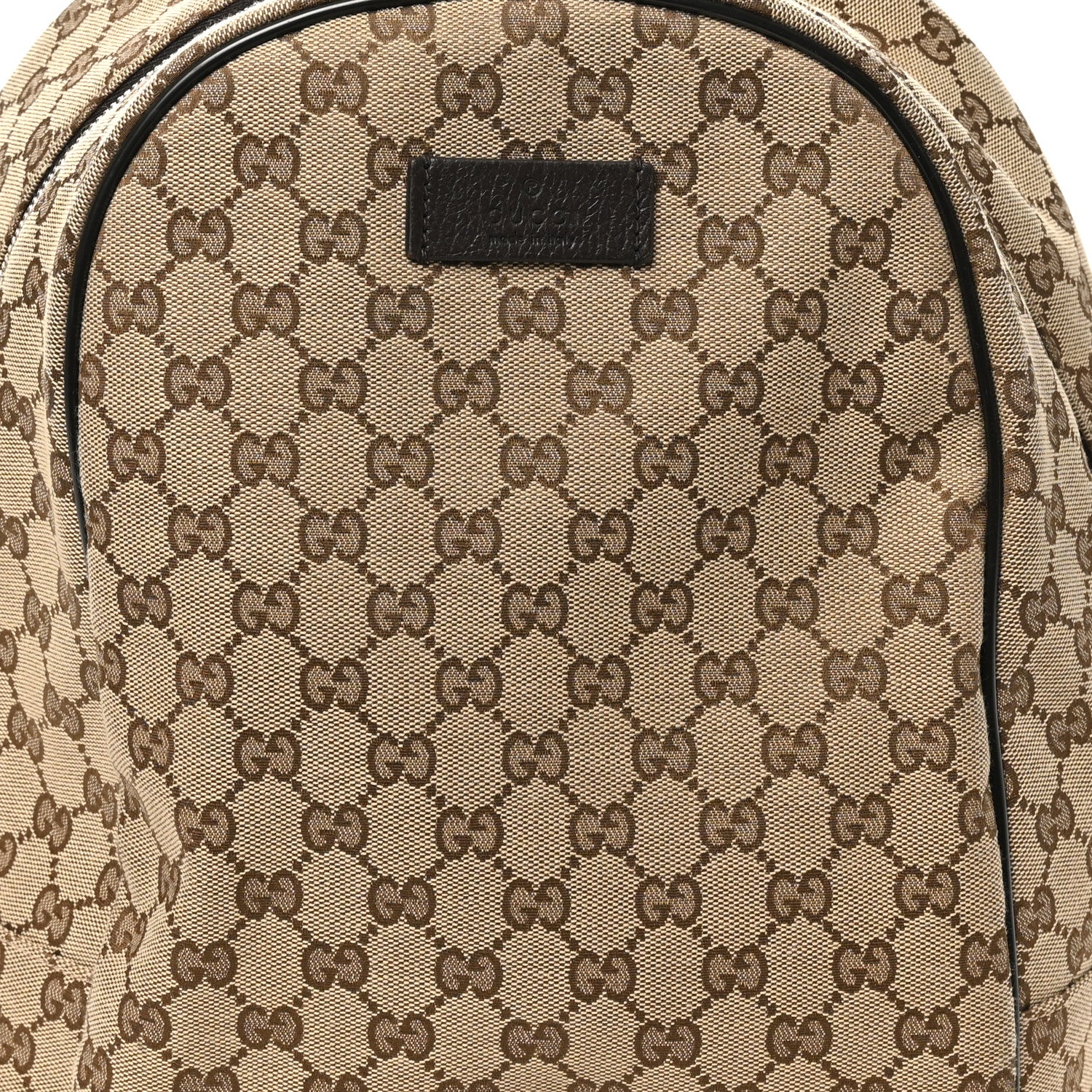 Gucci Monogram Travel Backpack Dark Brown 8 of 10