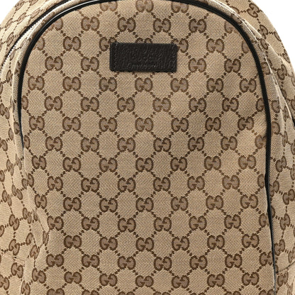 Gucci Monogram Travel Backpack Dark Brown 8 of 10