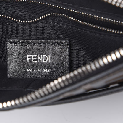 Fendi Vitello Century Bi-Color FF 1974 Embossed Messenger Maya Black 6 of 7