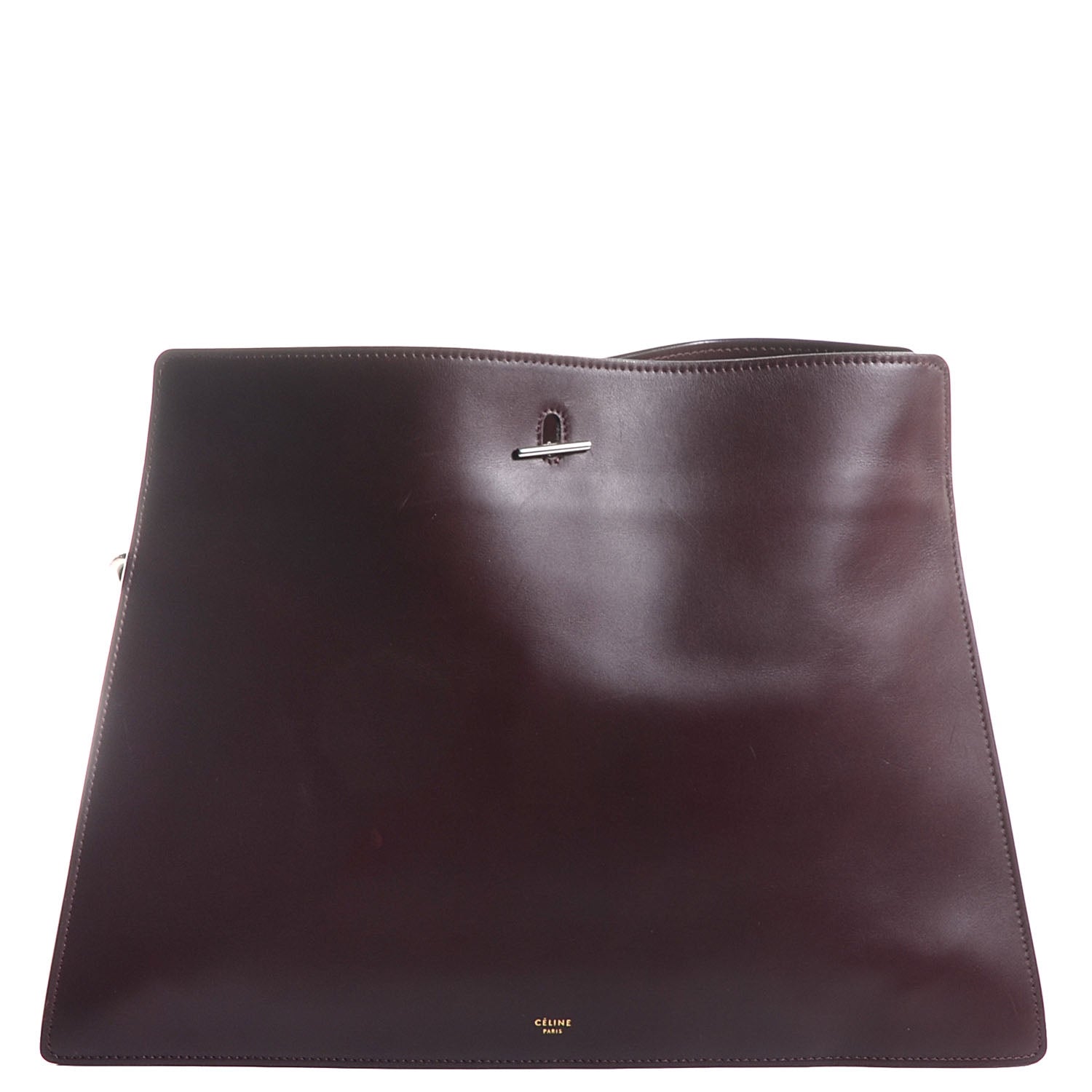 Celine Smooth Calfskin New Shoulder Bag Burgundy 1 of 10
