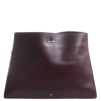 Celine Smooth Calfskin New Shoulder Bag Burgundy 1 of 10
