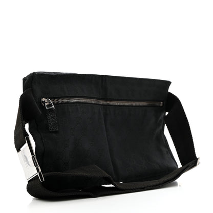 Gucci GG Monogram Double Pocket Belt Bag Black 2 of 12