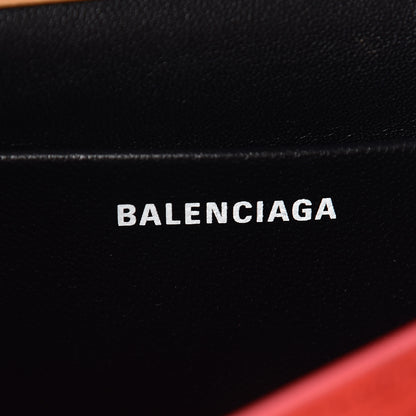 Balenciaga Suede Opera Clutch Bag Red 8 of 8