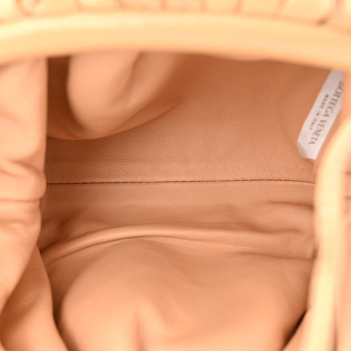 Nappa Intrecciato The Mini Pouch Almond