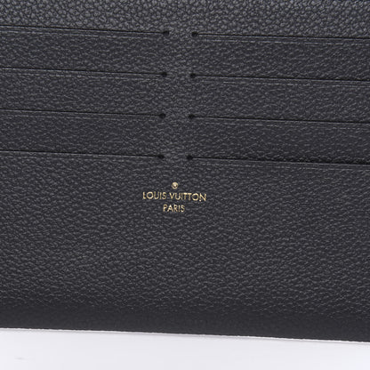 Louis Vuitton Calfskin Felicie Chain Wallet Card Holder Insert Black 6 of 6